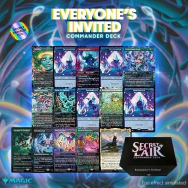 Imagem de Magic the Gathering Secret Lair Commander Deck: Everyone's Invited - 100 Card Preconstructed Deck