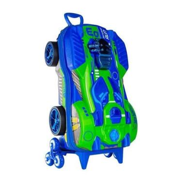 Imagem de Mala De Viagem Infantil Com Rodinha Hot Wheels 3D - Max Toy