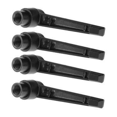 Imagem de Fafeicy Botões de Máquina de Metal Alça de Fixação Ajustável Alça de Braçadeira de Rosca Fêmea de Aço Inoxidável 4PCS, Design que Economiza Espaço, Travamento Preciso, Aço Inoxidável, Aplicação (#03)