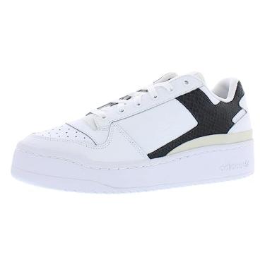 Imagem de adidas Tênis feminino Forum Bold, Branco nuvem, branco/alumínio, 8