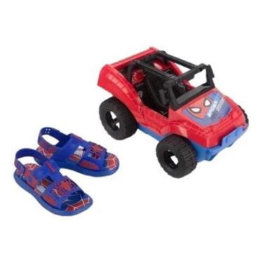 Imagem de Sandália Grendene Spider Man Buggy Infantil Menino-Masculino