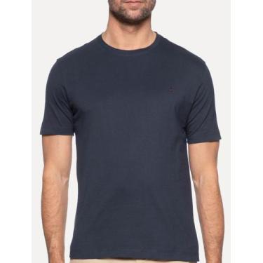 Imagem de Camiseta Aramis Masculina Basic Lisa Dark Logo Azul Marinho Tamanho:M/