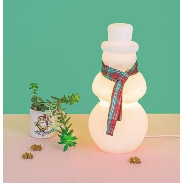 Imagem de Luminária bon de Neve Natal Decoração Natalina