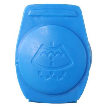 Imagem de BYOBYO Tampa de garrafa de fluido para limpador de para-brisa de carro, tampa de garrafa de tanque de reservatório de plástico de substituição para Porsche Cayenne 2015-2016