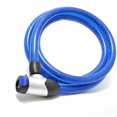Imagem de Cadeado e Bicicleta Bike Corrente 1 Metro 12mm Trava 1m Moto Capaceta Longo Segurança