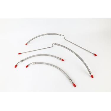 Imagem de 32-99904Q Kit de mangueira de cilindro hidráulico de inclinação de acabamento elétrico compatível com MerCruiser Alpha One 15-9/40.6 cm Bravo 1 2 3 X substitui 32-864589 32-864588