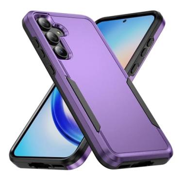 Imagem de Capa protetora Armor para Samsung Galaxy S24 FE S22 S23 Plus S25 Ultra A06 A16 A56 A55 A35 A15 (para Galaxy S24 FE/Roxo)