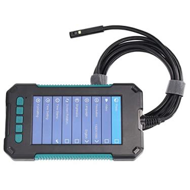 Imagem de KIMISS Endoscópio Digital Com Lente de 8 Mm e Tela IPS de 4,3 Polegadas - Câmera de Inspeção Industrial Com Luz LED Ajustável e Bateria de 2600mAh para Inspeção Interna Abrangente (10 milhões)