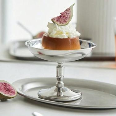 Imagem de Tigelas de sorvete, 1 peça – Copos de sobremesa elegantes de aço inoxidável, tigela com pés para sorvete, bagatela e muito mais – Perfeito para festas, casamentos e uso doméstico