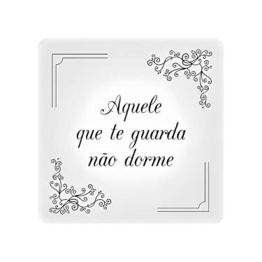 Imagem de Luminária Slim Box Aquele Que Te Guarda Bivolt – Luminária Decorativa Religiosa com Luz Indireta para Mesa ou Parede