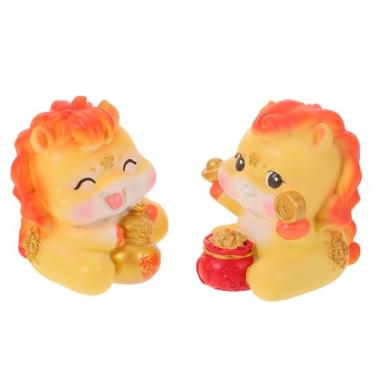 Imagem de MAGICLULU Miniaturas de Cavalos Em Resina, Esculturas Do Zodíaco Chinês de 2026, Ornamento de Mesa de Escritório Feng Shui, Decoração para Carro E Casa No Festival da Primavera.