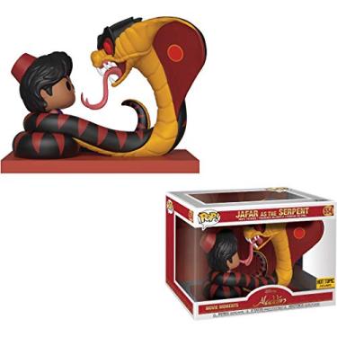 Imagem de Funko Boneco Pop de vinil Jafar as The Serpent (Hot Topic Exc) e 1 pacote clássico de cartas colecionáveis (37945)