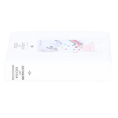 Imagem de Acouto Estojo de Armazenamento de Fotos Com 64 Bolsos - Álbum de Fotos Compacto Em PVC 9, Comporta 64, Ingressos e Cartões Ideais - Organização Perfeita de Suas memórias! (Branco Pérola)