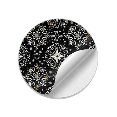 Imagem de Ladrilho Decorativo de Cerâmica Mandalas e Padrões Florais