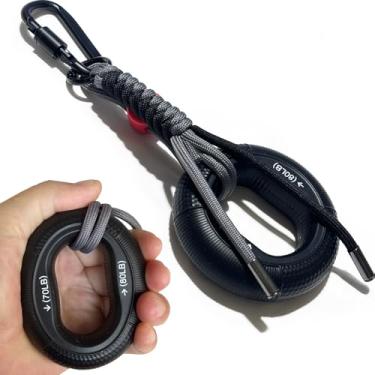 Imagem de DAOSUN Amuletos de bolsa Paracord com treinador de força de aderência, pingentes de bolsa de corda tecida à mão para bolsas, bolsas, mochilas, acessórios fofos para mulheres adolescentes, amantes de