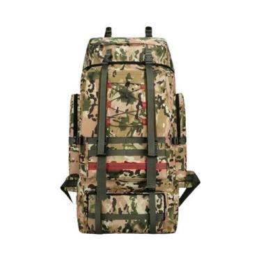 Imagem de Mochila Grande De 130L Para Homens Para Caminhadas E Camping Bolsa De 