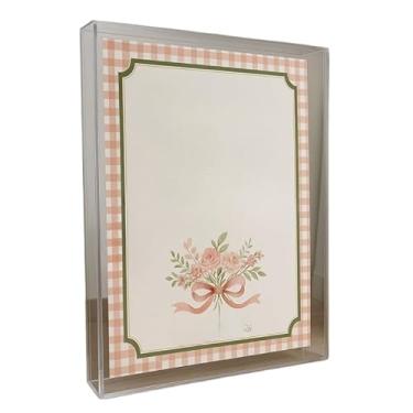 Imagem de Moldura Caixa Quadro Acrílico Transparente Cristal Para Mesa Aparador Estante – Foto Diploma Arte(30 x 42 x 5 (A3))