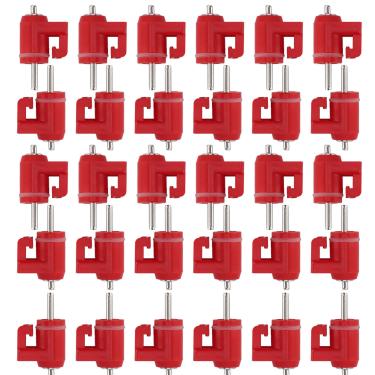 Imagem de TOPINCN 30 Pces Waterer do Bocal da Galinha, Bebedor de água das Aves Conjunto Bebedouro do Bocal Frango Equipamento Bebendo para Galinhas Codornas Pombos (Prego fino)