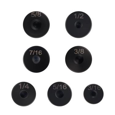 Imagem de IHOTDER Kit de ferramentas de alargamento de linha de freio 7 peças, adaptador de alargamento, 3/40.6 cm, 1/10.2 cm, 3/20.3 cm, 5/40.6 cm, 1/5.1 cm, 5/20.3 cm, 7/2.5-15.2 cm, acessórios de carro para