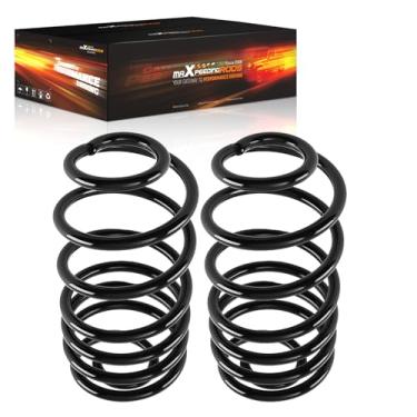 Imagem de maXpeedingrods CC501 Coil Spring for Chevy Malibu Chevelle 1967-1972 Buick Skylark Special Oldsmobile Cutlass F85 Pontiac Grand Prix LeMans Tempest 1967-1970, 2Pc Rear Suspension Coil Spring Set