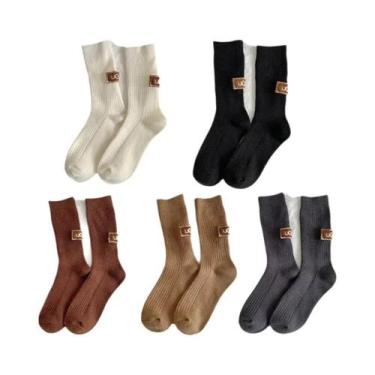 Imagem de Meias De Lã De Cashmere Luxuosas Para Mulheres, 510 Pares, Meias Quent