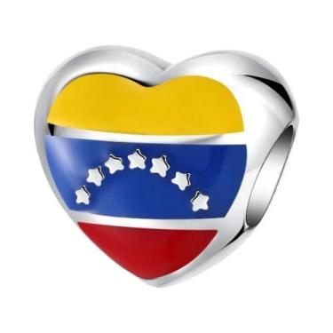 Imagem de Pingentes De Coração Com Bandeiras De 31 Países Para Joias DIY Feminin