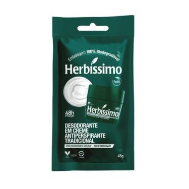 Imagem de Desodorante herbissimo antip creme refil 45g tradicional