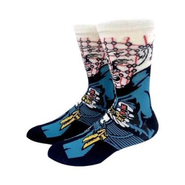 Imagem de Meias Longas Masculinas Com Personagens De Desenho Animado Confortávei