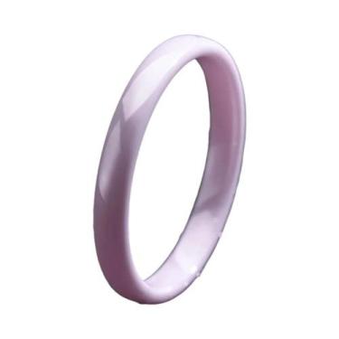 Imagem de Aliança De Casamento Hipoalergênica De Cerâmica 3mm De Largura, Anel M