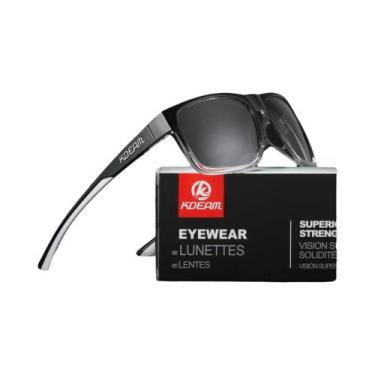 Imagem de Óculos de Sol Quadrados Polarizados - Com Protetor de Nariz Antiderrap