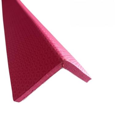 Imagem de Kit 2 Protetor de quina Cantoneira 50xcm 10mm autocolante protetor quina(Vermelho)