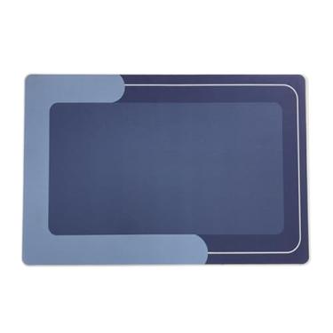 Imagem de KIT1~KIT4 Tapete Banheiro Super Antiderrapante Absorvente de Secagem Rápida Para Banheiro/Cozinha/Porta De Entrada (1,Azul Escuro Quadrado)