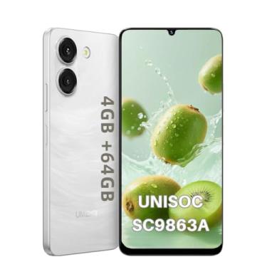 Imagem de Celular UMIDIGI Note 90A 8(4+4) GB+64GB, Bateria 5000mAh, Câmera Dupla 13MP+2MP, Tela HD+ 1600x720, Android 14 Go Edition (Branco)