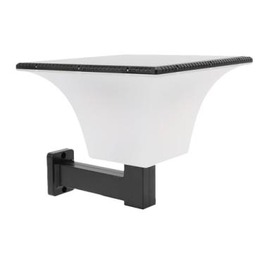 Imagem de Fabater Luminária Solar de Parede LED Eficiente, Luminária Externa à Prova D'água para Jardim No Pátio Com Sensor, Lâmpada Solar Multifuncional para Montagem na Parede (2311 Luz Branca)