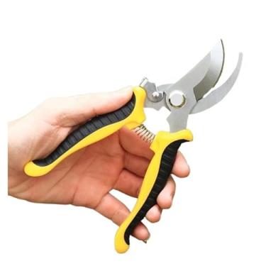 Imagem de Tesoura de Poda Tesoura Super Afiada para Jardinagem Jardim Floricultura (Amarelo)