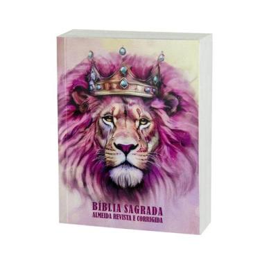 Imagem de Bíblia Letra Pequena Brochura - Ed. de Promessas - Feminina - Rei das 