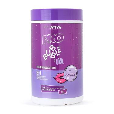Imagem de Creme Hidratante Proativa Multifuncional Pro Bubble Sabor Uva 1Kg