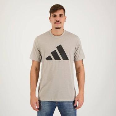 Imagem de Camiseta Adidas Essentials Logo Cinza-Masculino