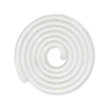 Imagem de JUFZQO Corda de vedação de porta de fogão a lenha, vedação de corda de vedação de substituição de fibra de vidro para lareira, forno, fogão a pellet, caldeira central, fogão a lenha, 2,5 cm x 3 m