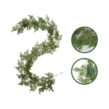 Imagem de Guirlanda Artificial De Pinheiro Norfolk De 1,8M Com Toque Real, Verde