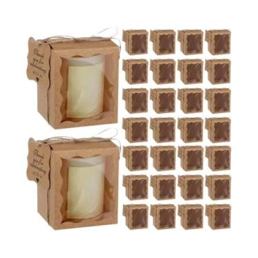 Imagem de Caixa De Presente Para Casamento E Aniversário 10/30 Peças Com Janela 