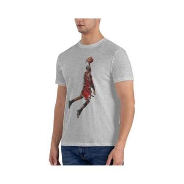 Imagem de Camiseta Masculina Y2K Harajuku Estilo Street Fashion Com Estampa Mich