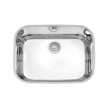 Imagem de Cuba de embutir Tramontina Lavínia 48 BL em Aço Inox Alto Brilho 48x34