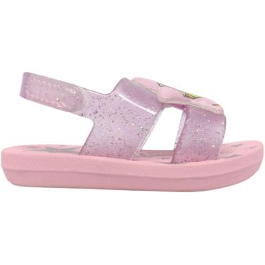 Imagem de Sandália Infantil Menina Casual Dia a Dia Passeio Escola com Pop Star Bag Barbie Grendene Kids 23270