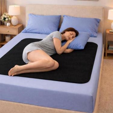 Imagem de Protetor Absorvente Impermeável Lavável 100x70cm Geriátrico Infantil R