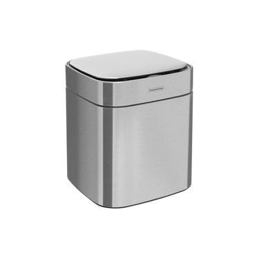 Imagem de Lixeira Tramontina Sense Square 8 Litros Automática com Sensor Aço Inox Acetinado