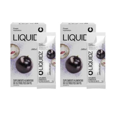 Imagem de LIQUIDZ® - Eletrólitos Zero Açúcares - Jabuticaba - Kit 2 Caixas - 12 sachês-Unissex