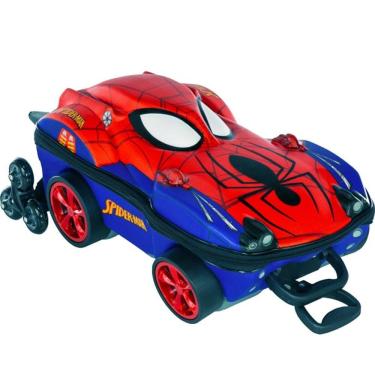 Imagem de Mochila Escolar de Rodinhas Mala 3D Homem ARANHA Maxtoy