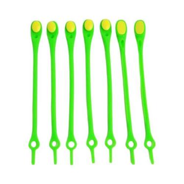 Imagem de Cadarços Elásticos De Silicone 12 Peças Sem Amarrar, Cadarços Preguiço