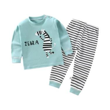 Imagem de Conjunto De Pijamas De Desenho Animado Para Meninos E Meninas, Roupas 